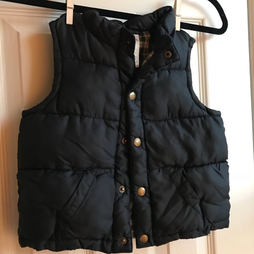 GYMBOREE toddler navy puffer vest